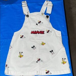 Disney at Primark - 1 1/2 to 2 yrs white denim jumper with Disney design